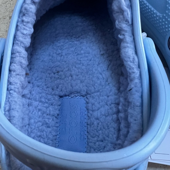 Crocs Unisex-Adult Classic Lined Clog Blue Calcite Men’s 10 Women’s 12 - Picture 4 of 7